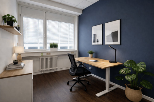 Privates Büro mit 1 Arbeitsplatz - Ostend Büro mit Dachterrasse - 2 Arbeitsplätze, flexibel, sofort verfügbar