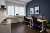 Privatbüro mit 2 Arbeitsplätzen - Büro zur Miete in Frankfurt am Main