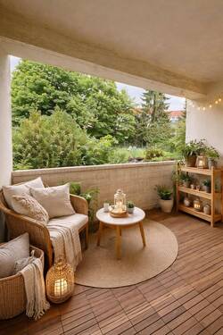 Balkon - Etagenwohnung mit 49,20 m&sup2; in Plauen zur Miete