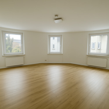 Wohnzimmer (mit KI bearbeitet) - 3 Zimmer Etagenwohnung zur Miete in Stuttgart