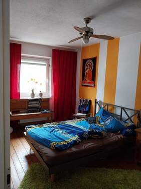 Schlafzimmer - Etagenwohnung mit 46,90 m&sup2; in Nürnberg zur Miete