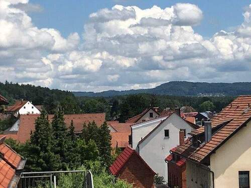 Ausblick.jpg - Wohnen über den Dächern von Lauf – helle 4,5-Zimmer-Dachwohnung mit Balkon & Weitblick