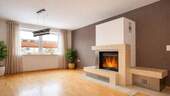 Gemütlicher Wohnbereich mit Kamin - 