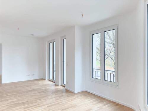 Wohnzimmer Balkon - Etagenwohnung mit 49,60 m&sup2; in Berlin zum Kaufen