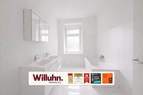 Tageslichtbad - Frisch renoviert! - 3 Zimmer + Küche - Helle Erdgeschosswohnung mit Tageslichtbad
