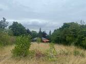 Blick v. Eingang zum Bungalow Bild 1 - Weitsicht, Wald und Ruhe - und doch in der Stadt - Arnstadt Rotehüttenweg