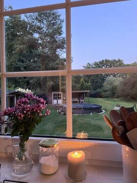 Blick aus der Küche - 