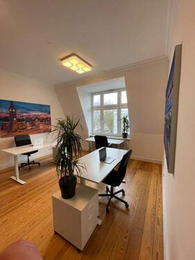Büroraum 1 - Büroraum mit Alsterblick Bellevue - All-in-Miete