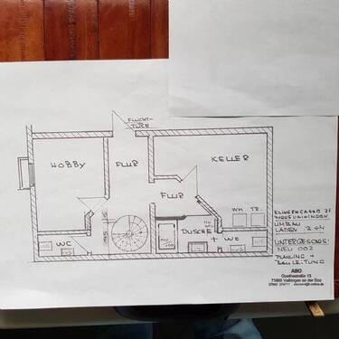 Grundriß Untergeschoß - 