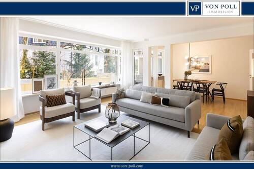 Startbild - Wohnen im Parkgrundstück - Großzügige 3-Zimmer Wohnung in Menterschwaiger Bestlage