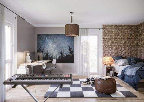 Kreatives Jugendzimmer - 5 Zimmer Doppelhaushälfte in Mühlacker