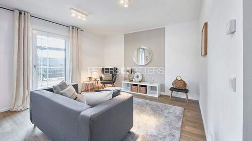 Wohnbereich Musterwohnung - 2 Zimmer Etagenwohnung in Schwerin