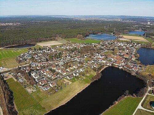 Kosbach_Luftaufnahme - 2 Zimmer Etagenwohnung zum Kaufen in Erlangen