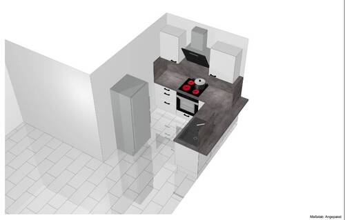 Einbauküche - 2 Zimmer Etagenwohnung in Fürth