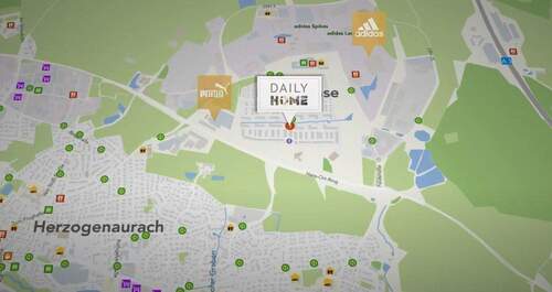 Lageplan - Etagenwohnung mit 101,00 m² in Herzogenaurach zum Kaufen