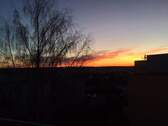 Sonnenuntergang vom Balkon - 2 Zimmer Etagenwohnung zur Miete in Nattheim