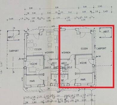 Erdgeschoss - 4 Zimmer Doppelhaushälfte zum Kaufen in Recke
