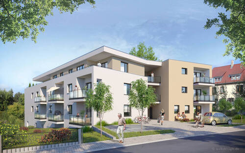 Visualisierung - 2 Zimmer Etagenwohnung zum Kaufen in Rottweil / Altstadt