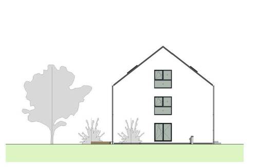 Ansicht Süden_DHH links - 