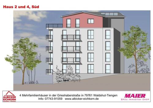 Haus 4: Südansicht - 