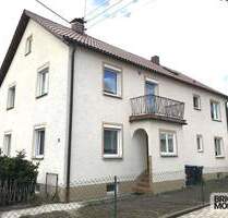 Haus mit 2 Einheiten in ruhiger Lage! Sanierungsbedürftig, mit Potenzial und großem Garten - Dinkelscherben