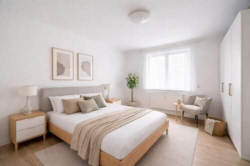 Schlafzimmer animiert modern - 