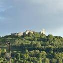Blick zur Burgruine - 
