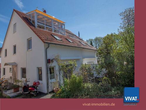 Bild 1 - Junge DHH mit besonderem Freisitz u. grünem Weitblick! Mikro-Garten.