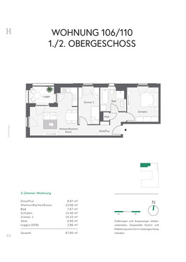 Außenansicht - Etagenwohnung mit 68,00 m² in Bad Nauheim zum Kaufen