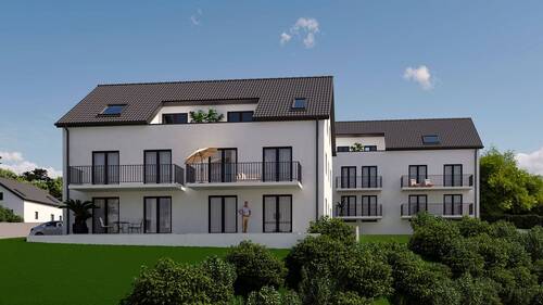 Ansicht West (2) - Etagenwohnung mit 98,00 m&sup2; in Pentling zum Kaufen