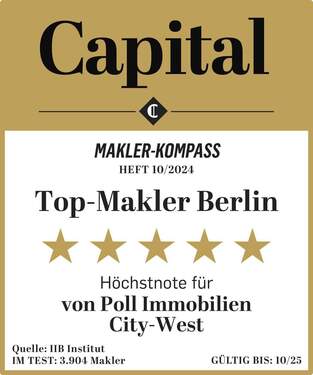 TOP MAKLER BERLIN 2024 - 4 Zimmer Etagenwohnung in Berlin