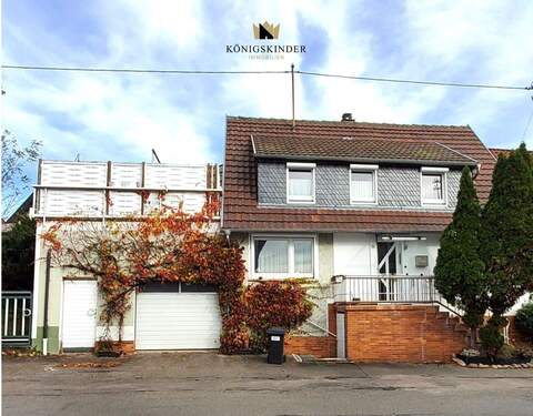 Aussenansichtneu - Bezauberndes EFH mit herrlichem Garten, Garage, XL-Terrasse, Werkstatt und vielen tollen Extras