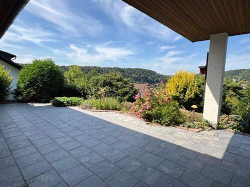 Ausblick von der Terrasse - 