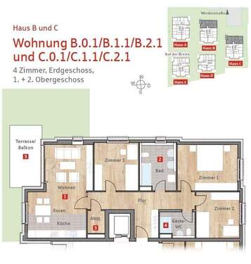 Grudnriss der Wohnung - 