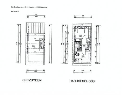 DHH Seedorf Variante 3 - DG und Studio - Doppelhaushälfte mit 114,00 m² in Pentling zum Kaufen