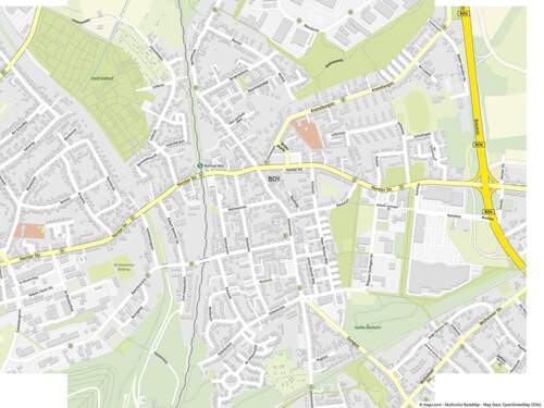 Geolyzer Kartenausschnitt - 