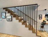 Designer-Treppe mit Echtholz - 