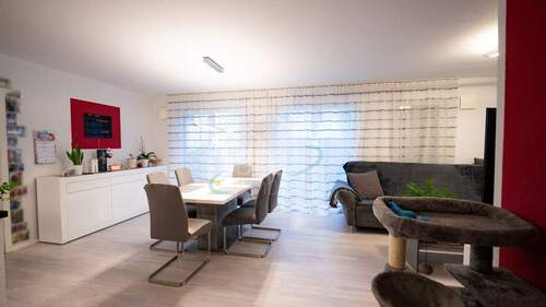 Wohn- und Essbereich - Etagenwohnung mit 91,40 m² in Schwäbisch Hall / Hessental zum Kaufen