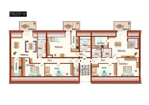 Dachgeschoss - Mehrfamilienhaus, Wohnhaus mit 901,00 m&sup2; in Essen zum Kaufen