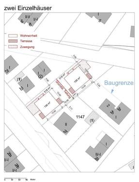 Möglich Planung zwei Einzelhäuser - 