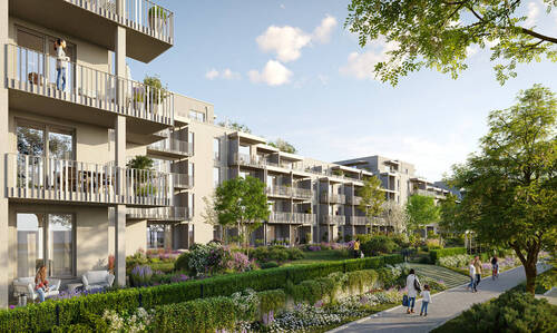 Außenansicht Visualisierung - 4 Zimmer Etagenwohnung zum Kaufen in Eching