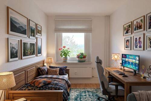 Kind-Einrichtung visualisiert - Etagenwohnung mit 54,50 m&sup2; in Chemnitz zur Miete