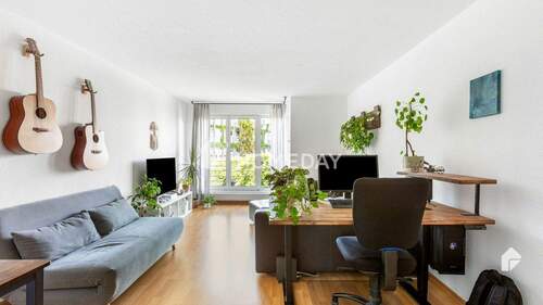 Wohnzimmer 1 - Etagenwohnung mit 60,90 m&sup2; in Leipzig zum Kaufen