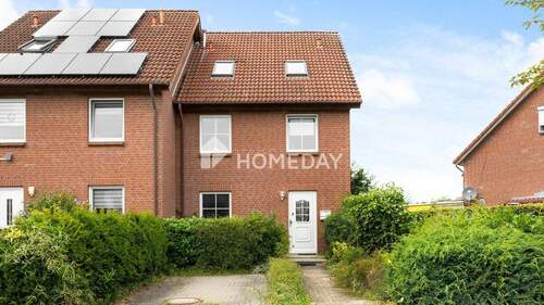 Außenansicht 1 - Reihenendhaus mit Gartenidylle und freundlichem Erscheinungsbild