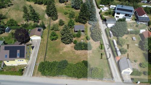 Drohnenansicht - Grundstück in Pölzig zum Kaufen