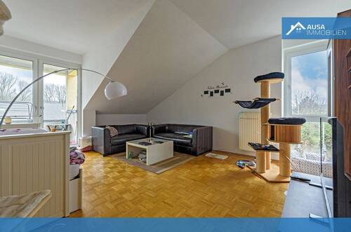 Wohnzimmer - Etagenwohnung mit 66,00 m&sup2; in Münster zum Kaufen