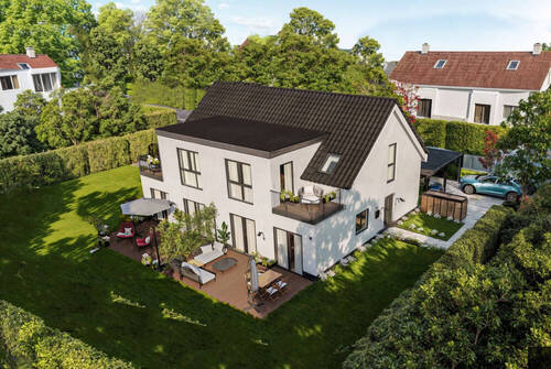 Bild 1 - Achim Zentrum, Neubau - Doppelhaushälfte, provisionsfrei.