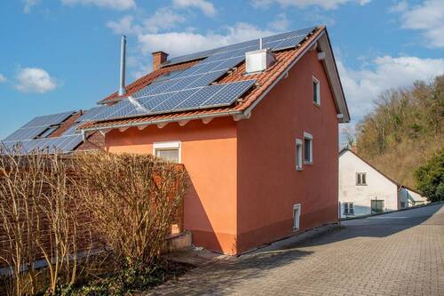 Rückansicht - Doppelhaushälfte mit 130,00 m&sup2; in Landau zum Kaufen