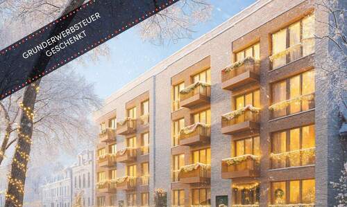 Grunderwerbsteuer geschenkt! - Sparfüchse aufgepasst: Neubau-Domizil mit Echtholzparkett, Fußbodenheizung und 2 Balkonen