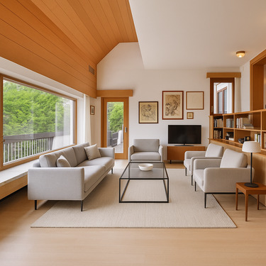 Mögliche Einrichtung nach Renovierung - 1 Zimmer Einfamilienhaus in Weil im Schönbuch